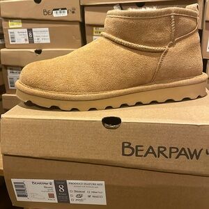 BearPaw Chestnut Suede Winter Boots